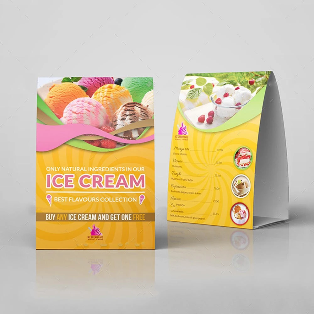 Custom Ice Cream Shop Menus suppliers